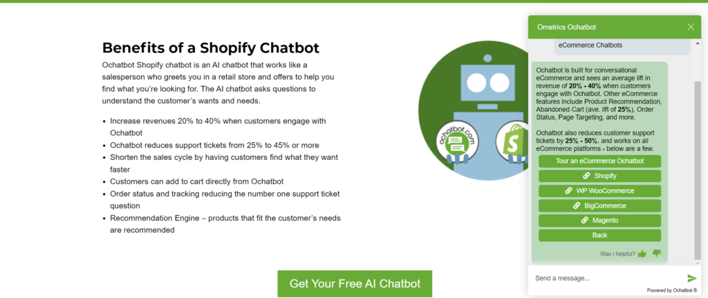shopify chatbot