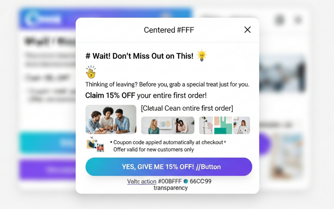 Maximizing Conversion: How to Implement Exit-Intent Popups Effectively and Integrate AI